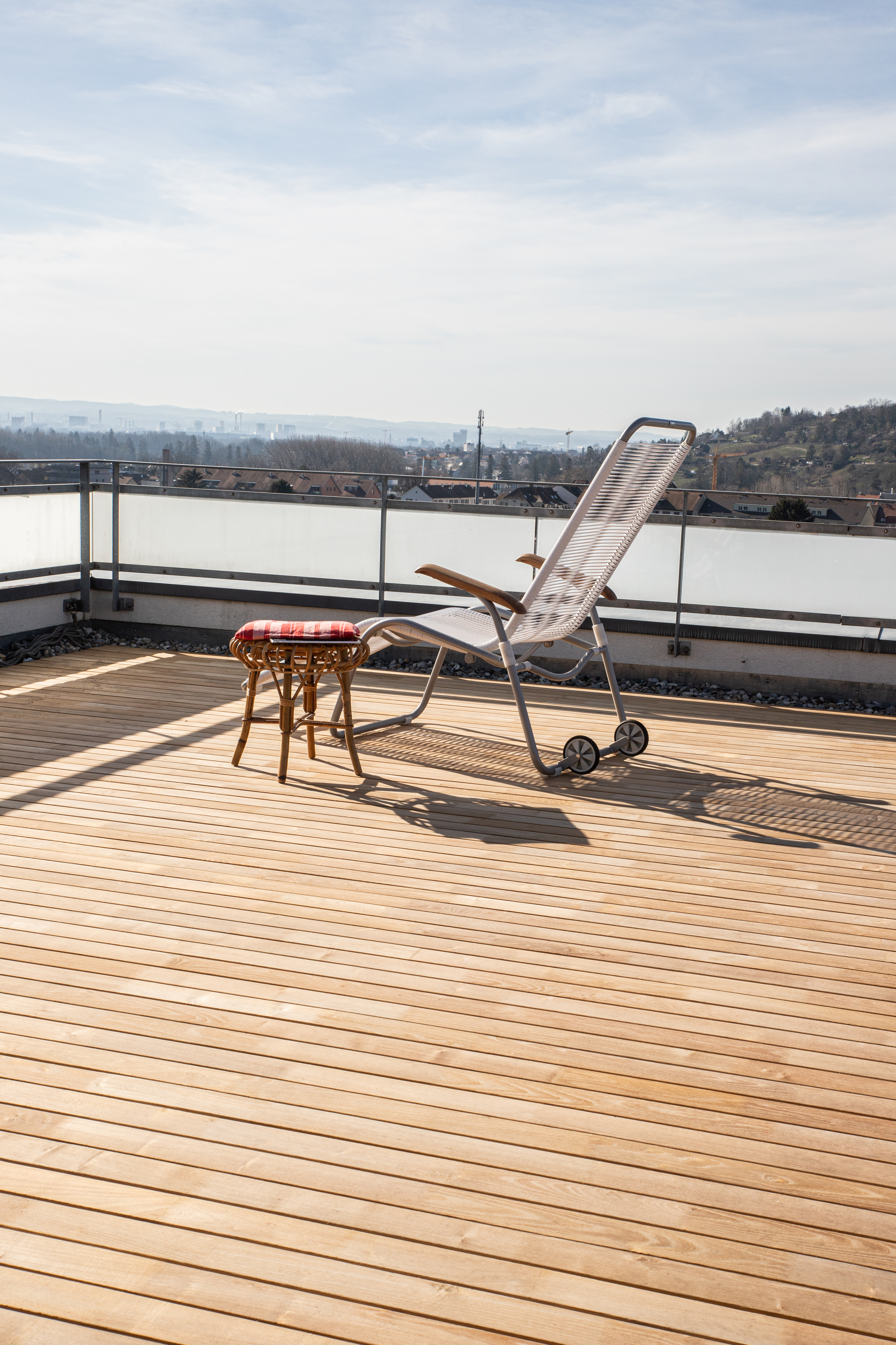 Toiture accessible Robinia